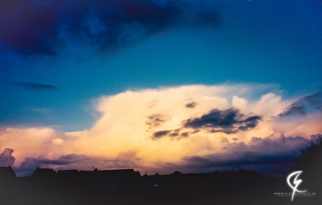 Orage de masse d'air froid