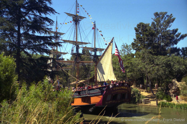 Sailing ship "Columbia", Disneyland, Anaheim, Los Angeles, California 92802