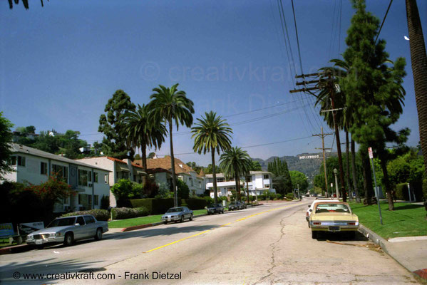 View to Hollywood Sign, 2258 N Beachwood Dr, Hollywood Dell, Los Angeles, California 90068, 4/1993