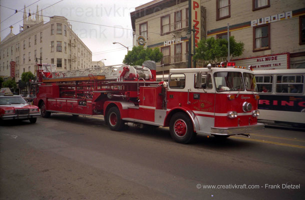 Fire brigade truck, San Francisco, CA