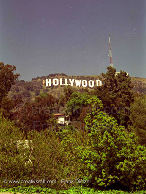 View to Hollywood Sign, Durand Dr/heather Dr, Hollywoodland, Los Angeles, California 90068, 4/1993