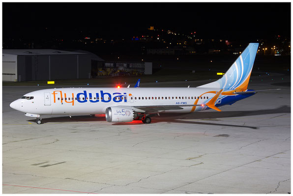 FlyDubai / Boeing 737-8MAX / A6-FMS / 02.01.2022 / © Berni Müller
