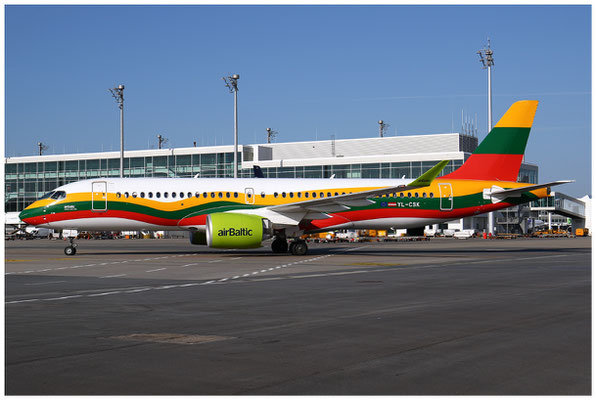 Air Baltic / Airbus A220-300 / YL-CSK / 27.06.2022 / © Martin Hackl