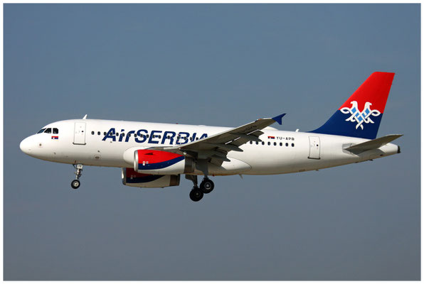 Air Serbia / Airbus A319-100 / YU-APB / 16.07.2015 / © Martin Hackl