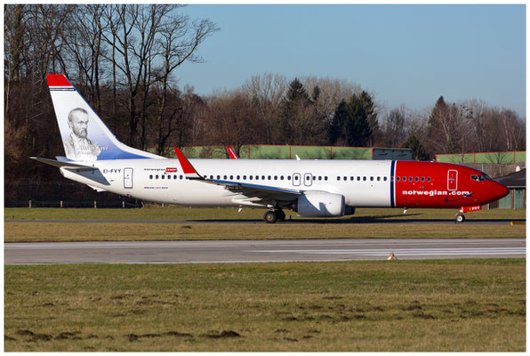 Norwegian Air Shuttle / Boeing 737-800WL / EI-FVY / 06.01.2018 / © Berni Müller