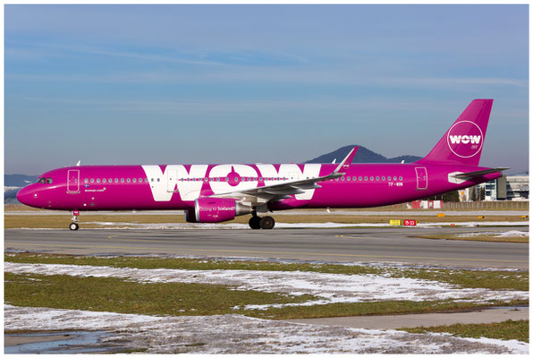 WOW Air / Airbus A321-200SL / TF-WIN / 19.01.2019 / © Berni Müller