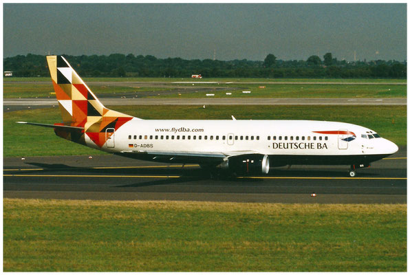 Deutsche BA / Boeing 737-300 / D-ADBS / 00.08.2002 / © Martin Hackl