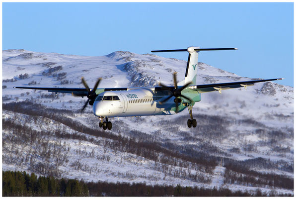 Widerøe / Dash 8 Q400 / LN-WDK / 16.02.2015 / © Berni Müller