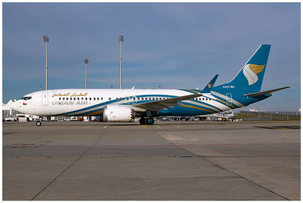 Oman Air / Boeing 737-8 Max / A4O-MJ / 20.05.2024 / © Martin Hackl