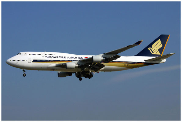 Singapore Airlines / Boeing 747-400 / 9V-SPA / 27.08.2009 / © Berni Müller