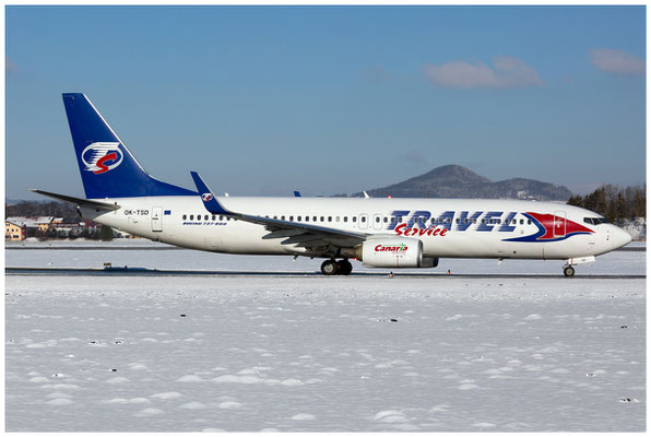 Travel Service / Boeing 737-800WL / OK-TSD / 18.01.2016 / © Berni Müller