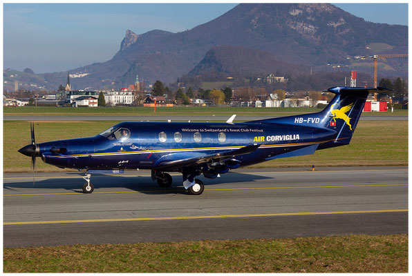 Boutique Aviation / Pilatus PC-12 / HB-FVD / 02.03.2024 / © Berni Müller