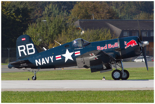 Flying Bulls / Chance-Vought F4U-4 Corsair / OE-EAS / 10.10.2018 / © Berni Müller