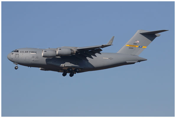 USAF / Boeing C-17 A / 03-3124 / 15.02.2017 / © Martin Hackl