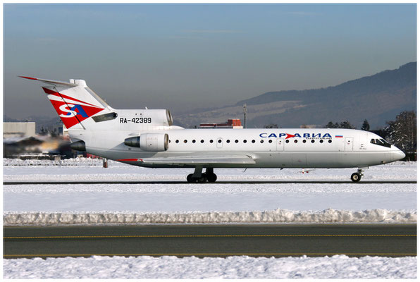 Saratov Airlines / Yakovlev Yak-42D / RA-42389 / 12.01.2006 / © Berni Müller