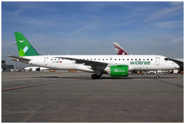 Wideroe / ERJ-190-300 / LN-WEB / 15.02.2020 / © Martin Hackl