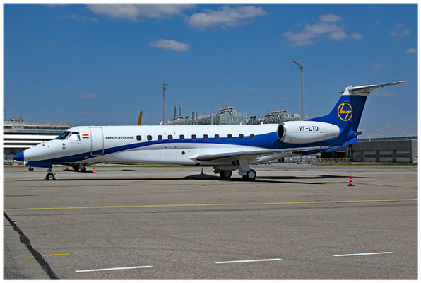 Larsen & Toubro / Embraer ERJ-135 Legacy / VT-LTD / 12.06.2023 / © Martin Hackl