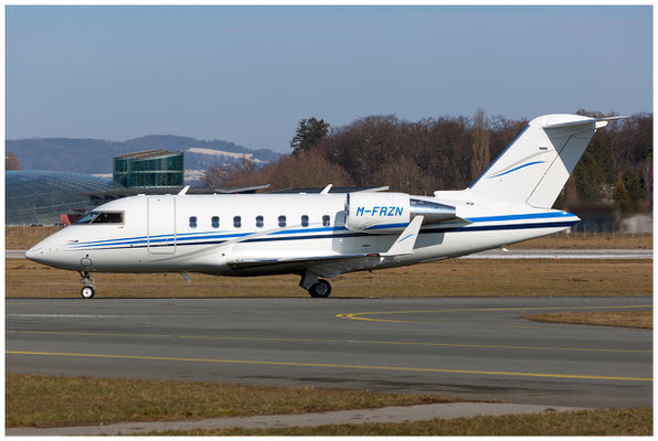 Private / Canadair CL-605 Challenger / M-FRZN / 23.02.2019 / © Berni Müller