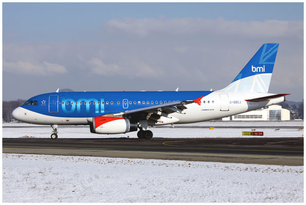 British Midland (BMI) / Airbus A319-100 / G-DBCJ / 22.01.2011 / © Berni Müller