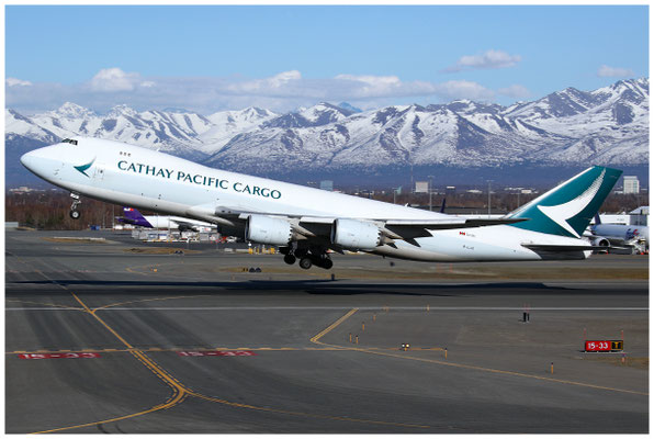 Cathay Pacific Cargo / Boeing 747-800 F / B-LJG / 28.04.2024 / © Martin Hackl