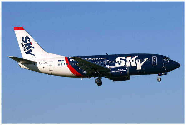 SkyEurope Airlines / Boeing 737-500 / OM-SEG / 18.07.2006 / © Berni Müller