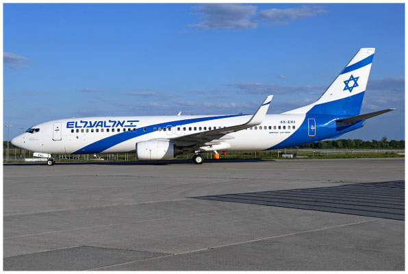 EL AL Israel Airlines / Boeing 737-800 WL / 4X-EKI / 15.05.2025 / © Martin Hackl
