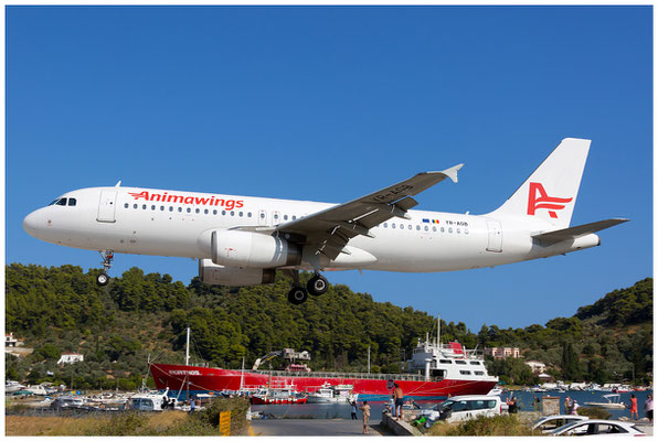 Animawings / Airbus A320-200 / YR-AGB / 19.08.2023 / © Berni Müller