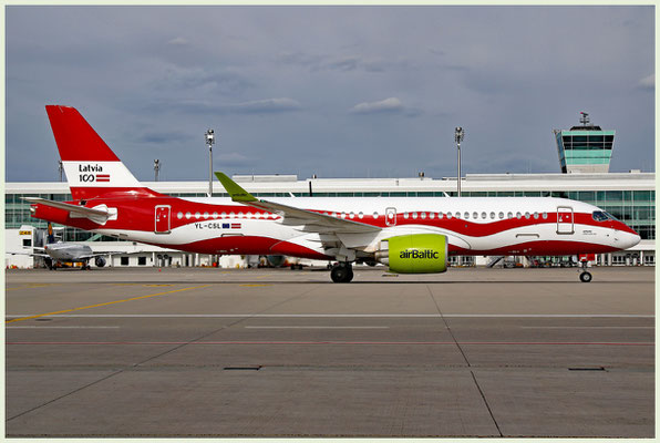 Air Baltic / Airbus A220-300 / YL-CSL / 31.05.2020 / © Martin Hackl