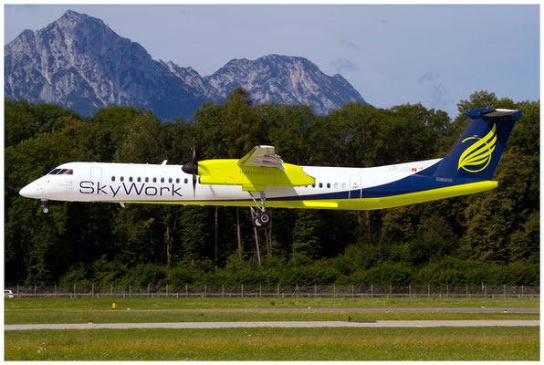 Skywork Airlines / Dash 8 Q400 / HB-JGA / 03.07.2014 / © Berni Müller