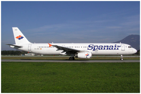 Spanair / Airbus A321-200 / EC-HRG / 19.10.2003 / © Berni Müller