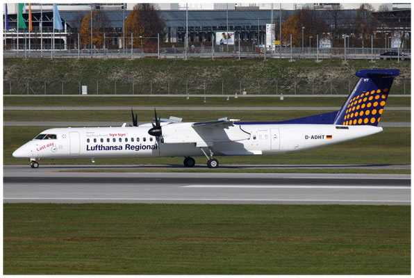 Augsburg Airways / DHC-8-400 / D-ADHT / 26.10.2013 / © Martin Hackl
