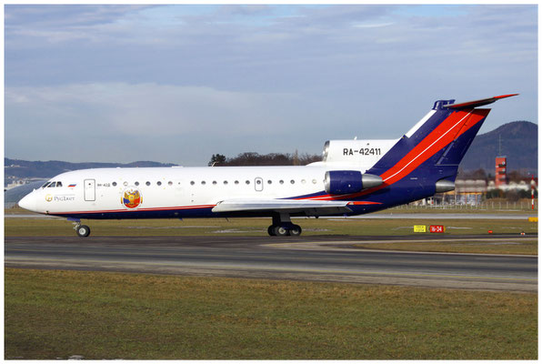RusJet / Yakovlev Yak-42D / RA-42411 / 09.01.2011 / © Berni Müller