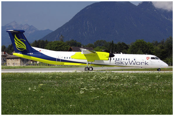 Skywork Airlines / Dash 8 Q400 / HB-JIK / 10.07.2011 / © Eva Maria Müller 