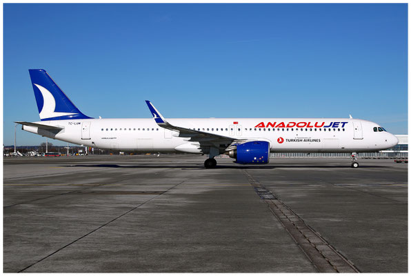 AnadoluJet / Airbus A321-200 Neo / TC-LUM / 28.01.2024 / © Martin Hackl