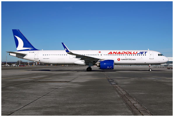 AnadoluJet / Airbus A321-200 Neo / TC-LUM / 28.01.2024 / © Martin Hackl