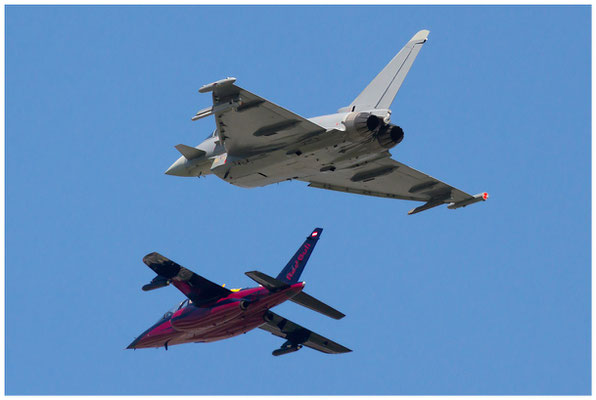 Austria - Airforce Eurofighter Typhoon 7L-WA + Flying Bulls Alphajet OE-FRB / 14.09.2016 / © Berni Müller