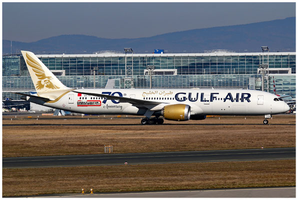 Gulf Air / Boeing 787-9 / A9C-FB / 03.03.2022 / © Martin Hackl