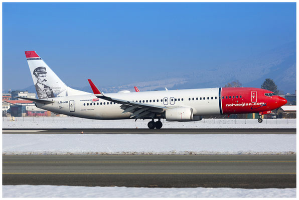 Norwegian Air Shuttle / Boeing 737-800 WL / LH-NIB / 13.01.2024 / © Berni Müller