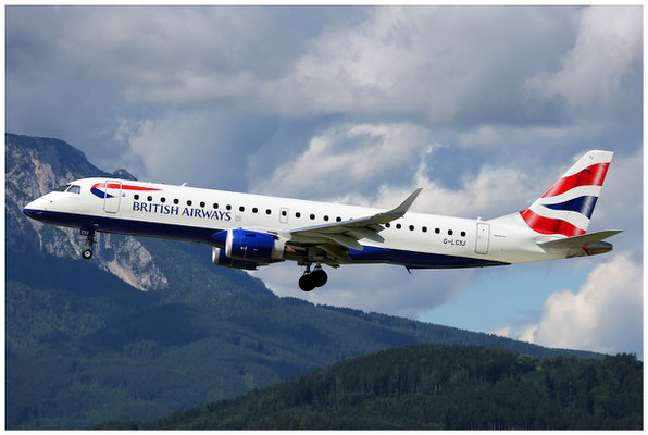 British Airways (CityFlyer) / Embraer ERJ-190-100SR / G-LCYR / 18.06.2016 / © Berni Müller