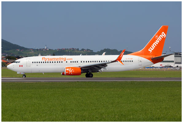 Sunwing Airlines / Boeing 737-800WL / C-FYJD / 05.06.2019 / © Berni Müller