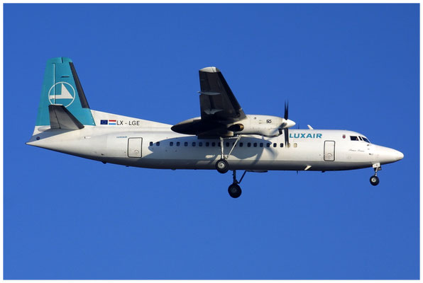 Luxair / Fokker 50 / LX-LGE / 04.11.2003 / Martin Hackl