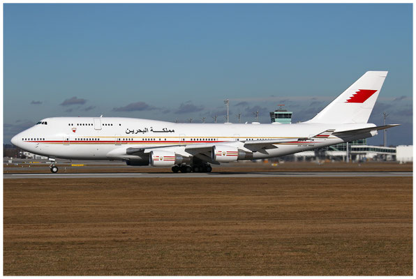 Bahrain Royal Flight / Boeing 747-400 / A9C-HAK / 09.02.2022 / © Martin Hackl