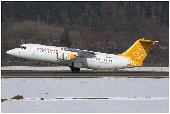 Malmo Aviation / Avro RJ100 / SE-DSS / 02.03.2013 / © Berni Müller