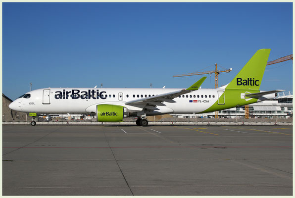 Air Baltic / Airbus A220-300 / YL-CSA / 09.07.2020 / © Martin Hackl