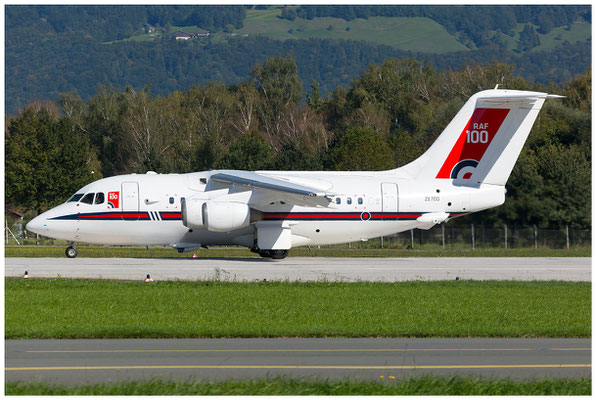 United Kingdom - Air Force / BAe 146-100 CC2 / ZE700 / 26.09.2018 / © Berni Müller