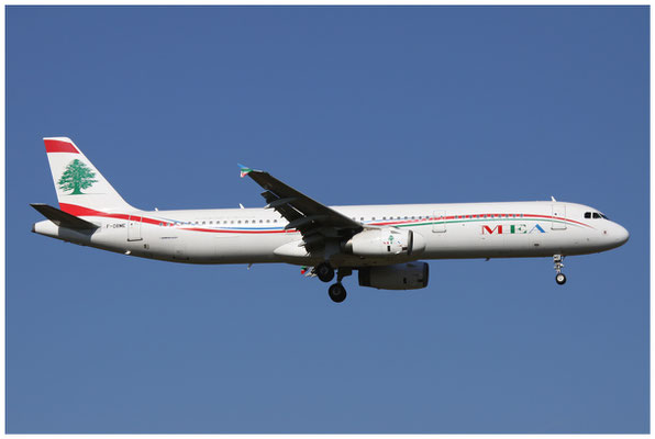 Middle East Airlines (MEA) / Airbus A321-200 / F-ORME / 16.10.2011 / © Berni Müller