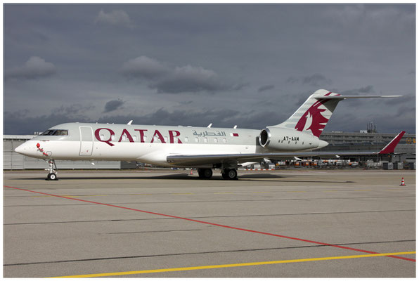 Qatar Amiri Fight / Global Express / A7-AAM / 12.02.2016 / © Martin Hackl
