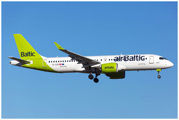 Air Baltic / Airbus A220-300 / YL-CSG / 08.02.2020 / © Berni Müller