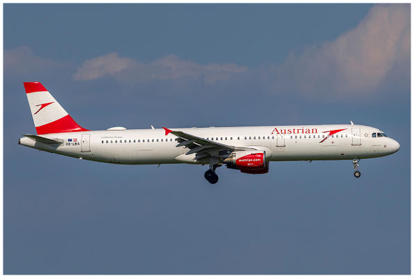 Austrian Airlines / Airbus A321-200 / OE-LBA / 29.04.2025 / © Berni Müller