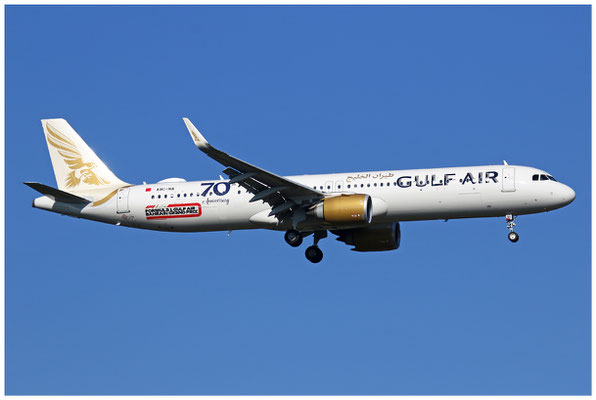 Gulf Air / Airbus A321-200 N / A9C-NA / 09.10.2021 / © Martin Hackl